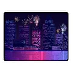 Architecture Home Skyscraper Double Sided Fleece Blanket (small)  by Simbadda