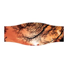 Tree Skyline Silhouette Sunset Stretchable Headband by Simbadda