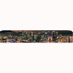 Cityscape Night Buildings Small Bar Mats by Simbadda