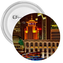 Shanghai Skyline Architecture 3  Buttons by Simbadda