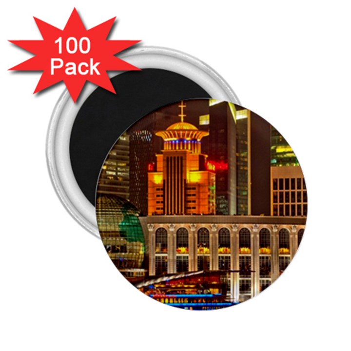 Shanghai Skyline Architecture 2.25  Magnets (100 pack) 