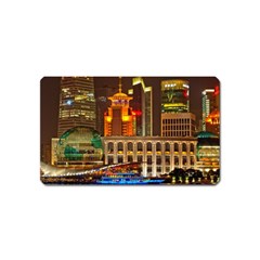 Shanghai Skyline Architecture Magnet (name Card) by Simbadda