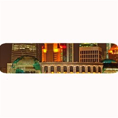 Shanghai Skyline Architecture Large Bar Mats by Simbadda