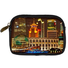 Shanghai Skyline Architecture Digital Camera Cases by Simbadda