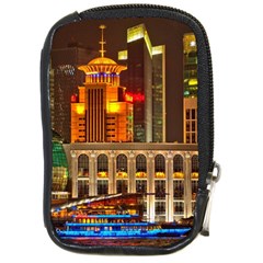 Shanghai Skyline Architecture Compact Camera Cases by Simbadda