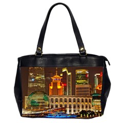 Shanghai Skyline Architecture Office Handbags (2 Sides)  by Simbadda