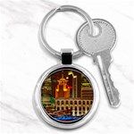 Shanghai Skyline Architecture Key Chains (Round)  Front