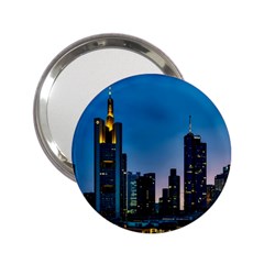 Frankfurt Germany Panorama City 2 25  Handbag Mirrors by Simbadda