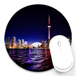 Toronto City Cn Tower Skydome Round Mousepads Front