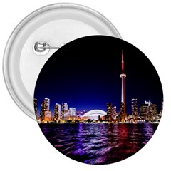 Toronto City Cn Tower Skydome 3  Buttons by Simbadda