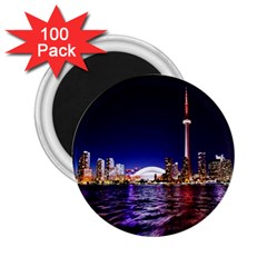 Toronto City Cn Tower Skydome 2 25  Magnets (100 Pack)  by Simbadda