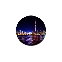 Toronto City Cn Tower Skydome Golf Ball Marker (10 Pack) by Simbadda