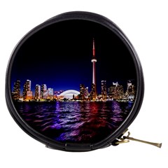 Toronto City Cn Tower Skydome Mini Makeup Bags by Simbadda