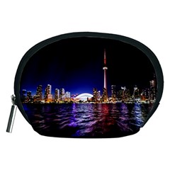 Toronto City Cn Tower Skydome Accessory Pouches (medium)  by Simbadda