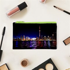 Toronto City Cn Tower Skydome Cosmetic Bag (xs) by Simbadda