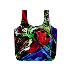 Lillies In Terracota Vase Full Print Recycle Bags (s)  by bestdesignintheworld