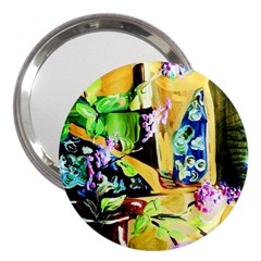 Lilac On A Countertop 3  Handbag Mirrors