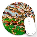 Coral Tree Round Mousepads Front