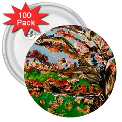 Coral Tree 3  Buttons (100 Pack)  by bestdesignintheworld