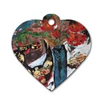 Chochloma Dog Tag Heart (Two Sides) Front