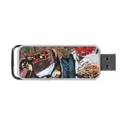 Chochloma Portable Usb Flash (one Side) by bestdesignintheworld