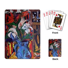 Buckeut In A Blue Jur Playing Card by bestdesignintheworld