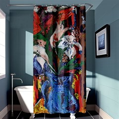 Buckeut In A Blue Jur Shower Curtain 36  X 72  (stall)  by bestdesignintheworld