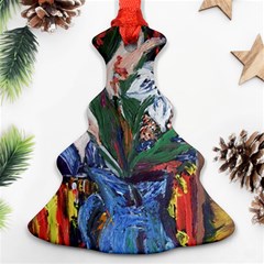 Buckeut In A Blue Jur Christmas Tree Ornament (two Sides)