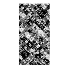 Black And White Patchwork Pattern Shower Curtain 36  X 72  (stall)  by dflcprints