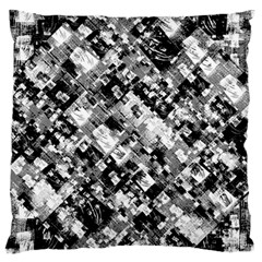 Black And White Patchwork Pattern Standard Flano Cushion Case (two Sides) by dflcprints