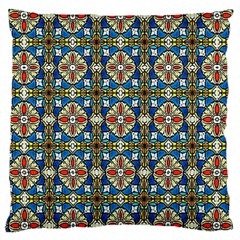 Artwork By Patrick-colorful-42 Large Cushion Case (one Side) by ArtworkByPatrick