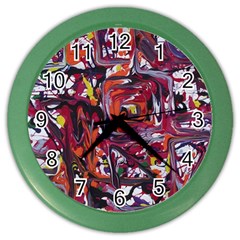 Connections Color Wall Clocks by bestdesignintheworld