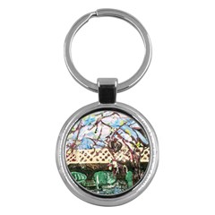 Blooming Tree 2 Key Chains (round)  by bestdesignintheworld