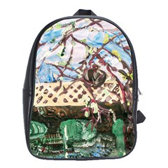 Blooming Tree 2 School Bag (large) by bestdesignintheworld