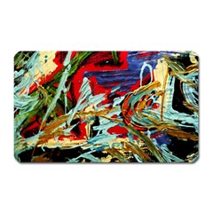 Blue Flamingoes 6 Magnet (Rectangular)