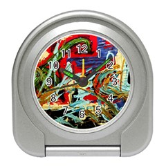 Blue Flamingoes 6 Travel Alarm Clocks