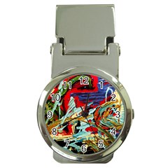 Blue Flamingoes 6 Money Clip Watches