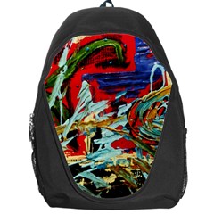 Blue Flamingoes 6 Backpack Bag