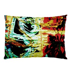 Blue Flamingoes 3 Pillow Case by bestdesignintheworld