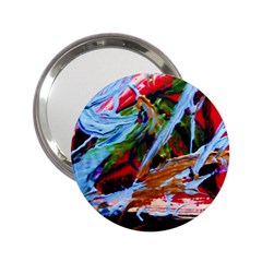 Blue Flamingoes 4 2 25  Handbag Mirrors