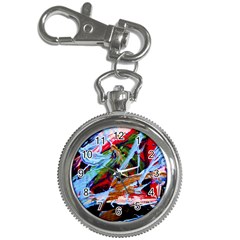 Blue Flamingoes 4 Key Chain Watches by bestdesignintheworld