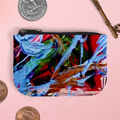 Blue Flamingoes 4 Mini Coin Purses