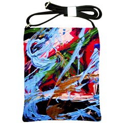 Blue Flamingoes 4 Shoulder Sling Bags