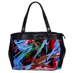 Blue Flamingoes 4 Office Handbags