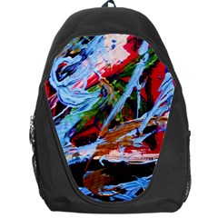 Blue Flamingoes 4 Backpack Bag