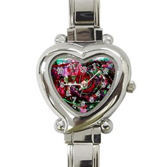 Bloody Coffee 7 Heart Italian Charm Watch