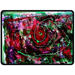 Bloody Coffee 7 Fleece Blanket (Large) 