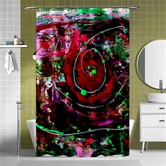 Bloody Coffee 7 Shower Curtain 48  x 72  (Small) 