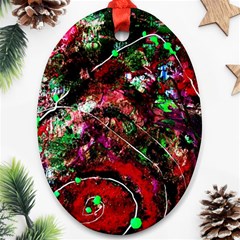 Bloody Coffee 6 Ornament (oval) by bestdesignintheworld