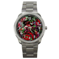 Bloody Coffee 6 Sport Metal Watch by bestdesignintheworld